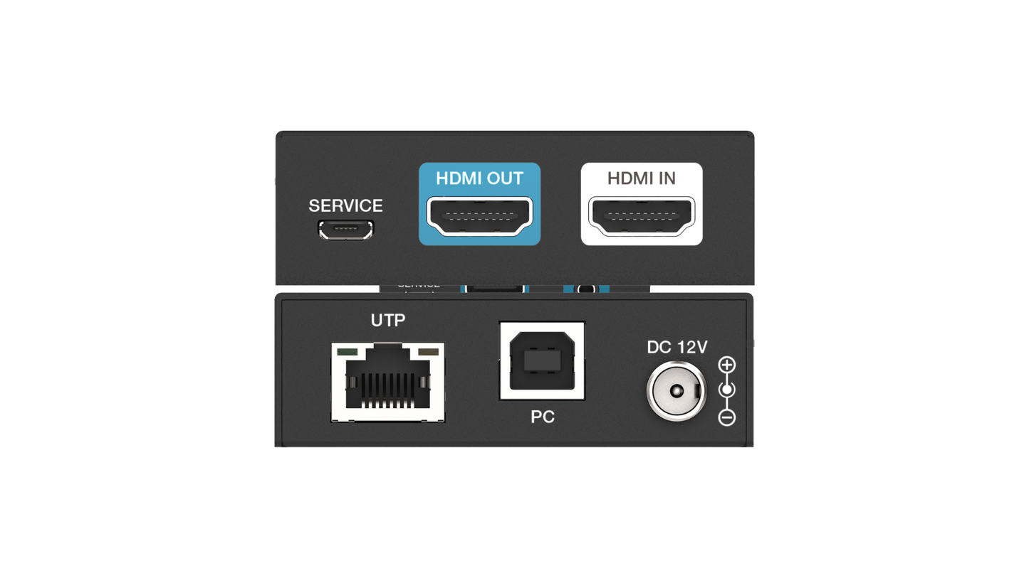 Netvio EX-TS-USB-70-10 | 70m 4K HDMI & USB KVM Extender with PoC