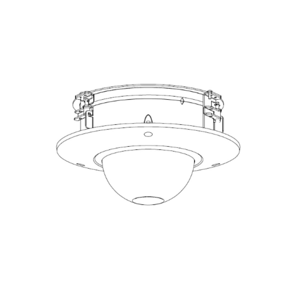 Dahua In-Ceiling Flush Mount Bracket for Dahua's HDBW-EP-Z Series Dome Cameras, White 1