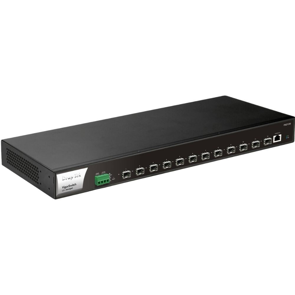 Draytek 12 Port SFP+ Full Fibre 10G Switch 1