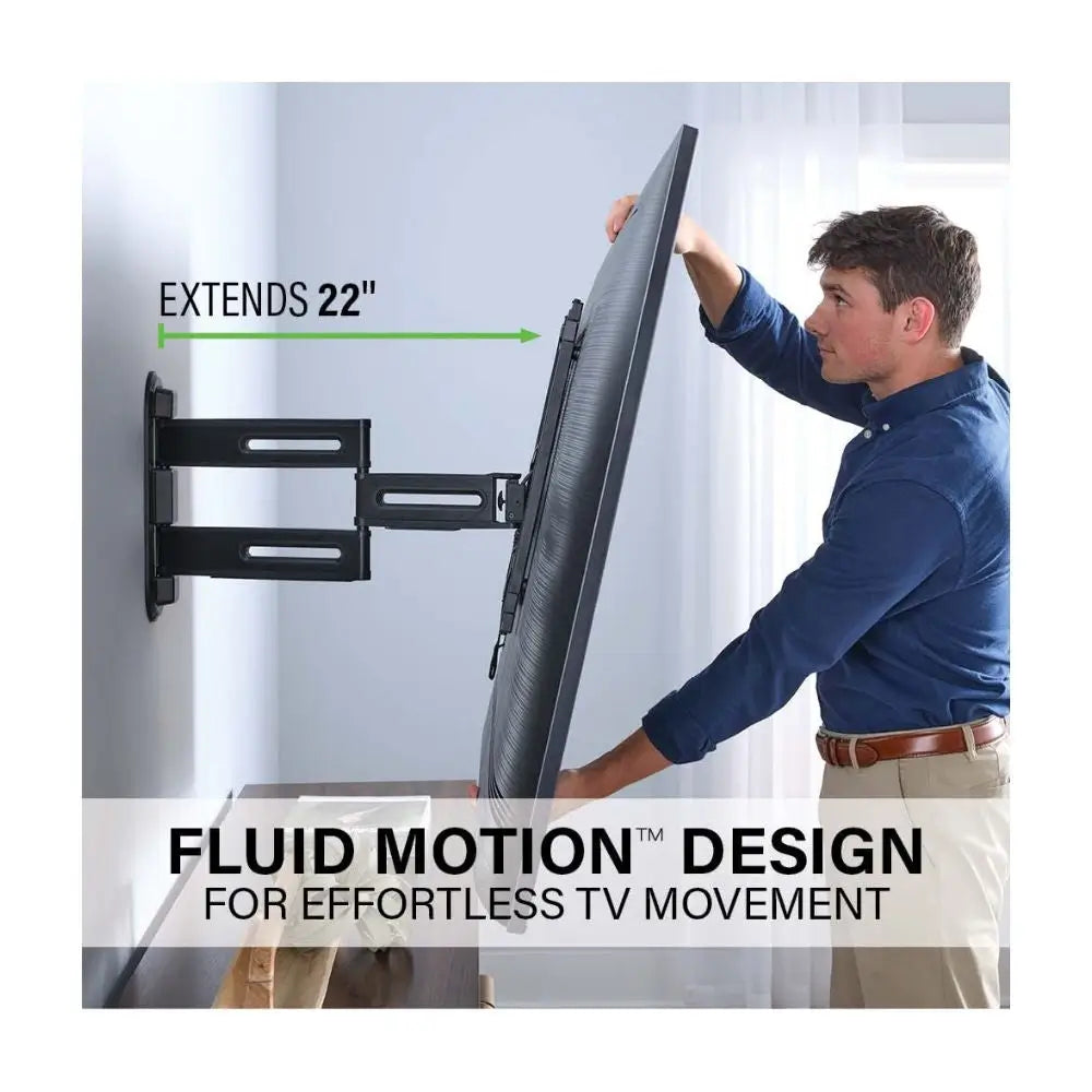 Sanus Advanced Full-Motion 4D + Shift™ TV Wall Mount For 32" to 65" TV Screens