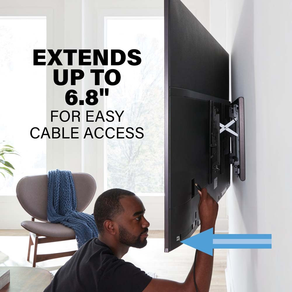 Sanus Advanced Tilt 4D Premium Wall Mount for 42" to 90" TVs, Black 6