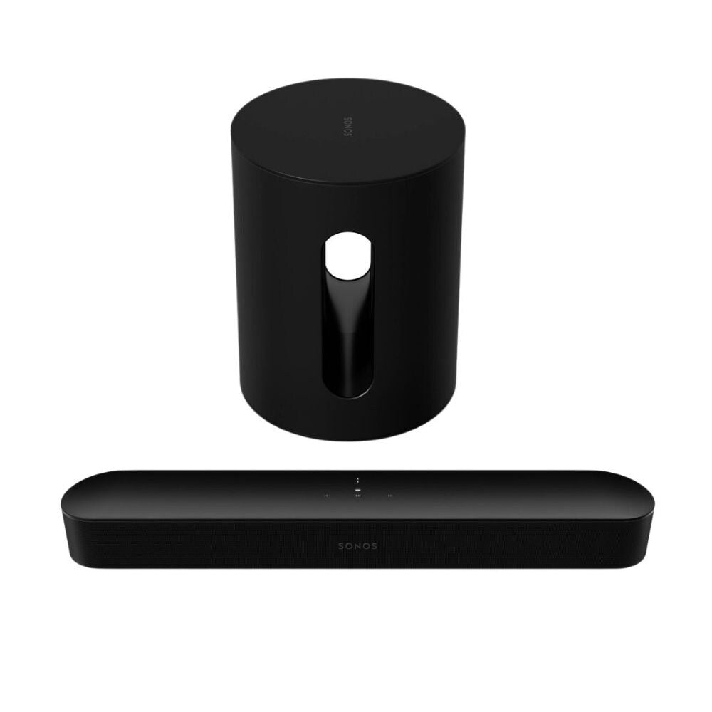 Sonos Beam and Sub Mini Entertainment Set, Black or White: SET 1