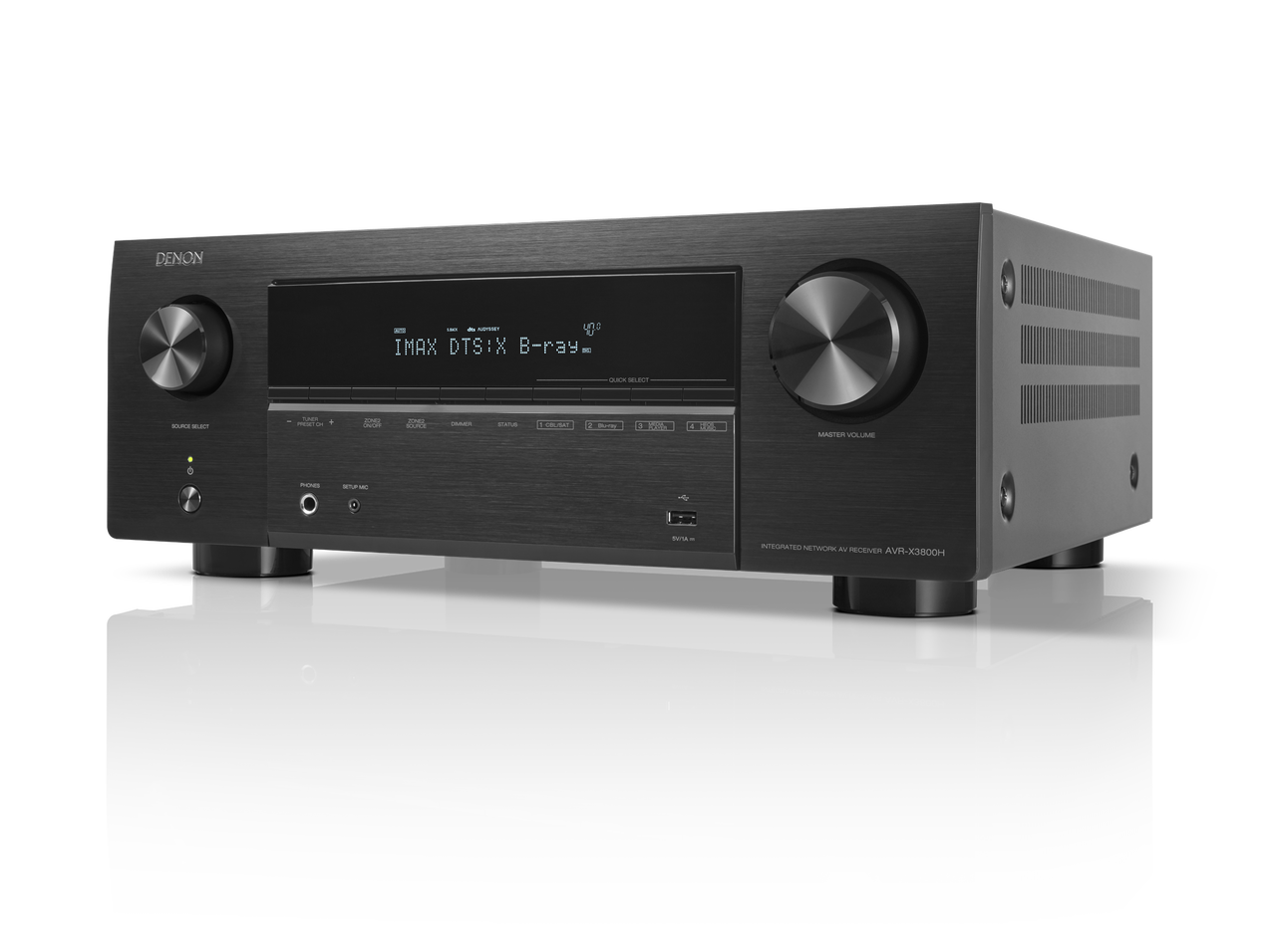 Denon AVCX3800H 9.4ch 8K AV Receiver Black AVRs & Processors Denon
