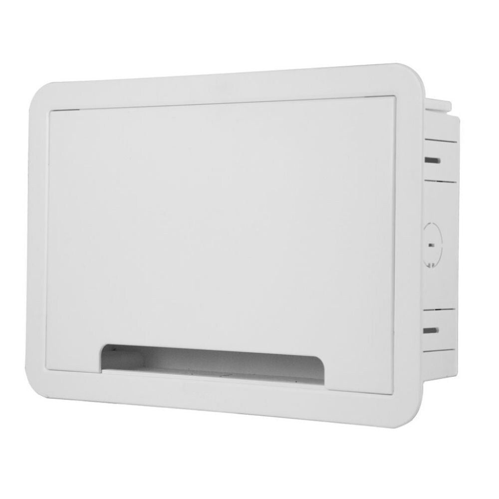 Sanus IWB9 9" TV Media In Wall Box, White 